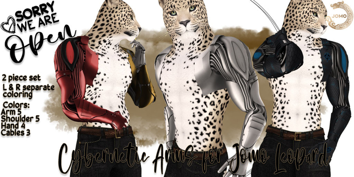 SWO Cybernetic Arms for Jomo Male Leopard