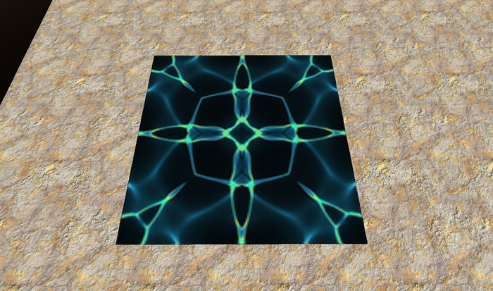 Dance Floor Blue (Square)