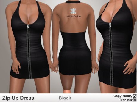 sexy zip up dress