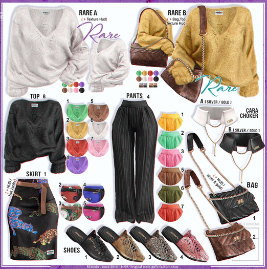 `M.BIRDIE / Rinda look.rareA RARE