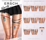 ERSCH - Hen-Tai Garters & choker  -fatpack-