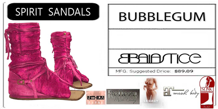 Baiastice_Spirit Sandals-BubbleGum