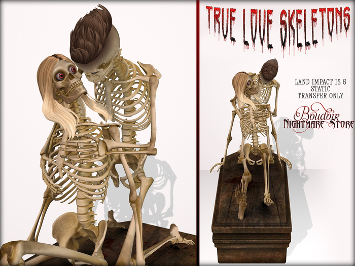 Boudoir Halloween-True Love Skeletons