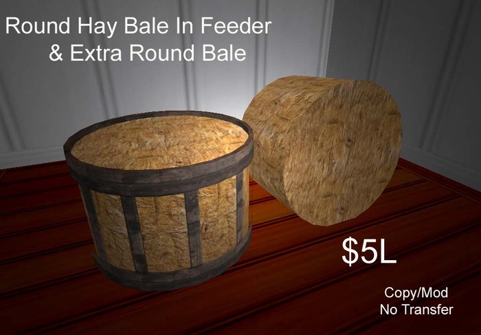 Round Bale & Bale In Holder