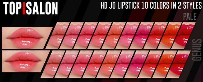 TOP1SALON - HD JO LIPSTICK (Genus) PALE