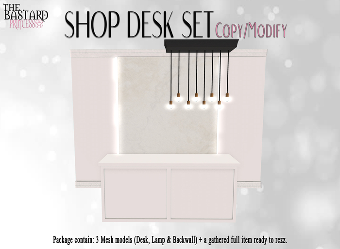 The Bastard Princess - Shop Desk Set