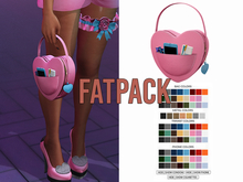 -[ vagrant ]- Charlotte Heart Bag - Unrigged - Fatpack