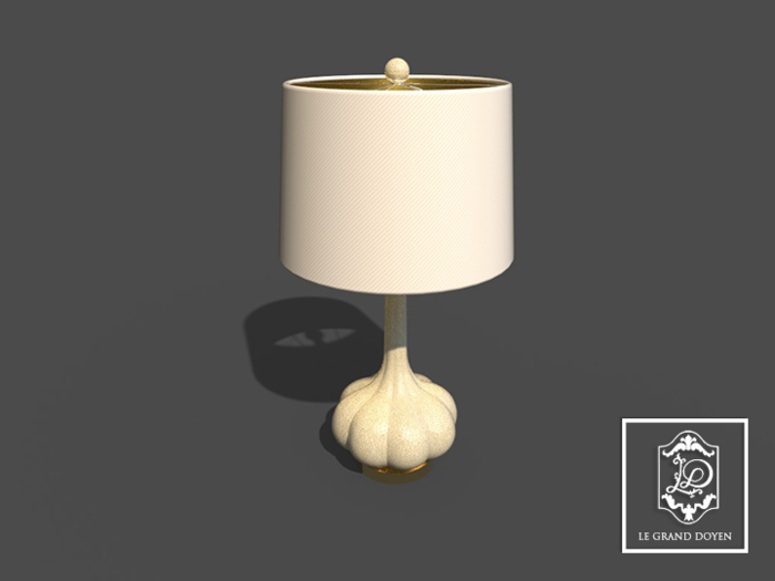 {{LGD}}  Celadon Lamp - Cream