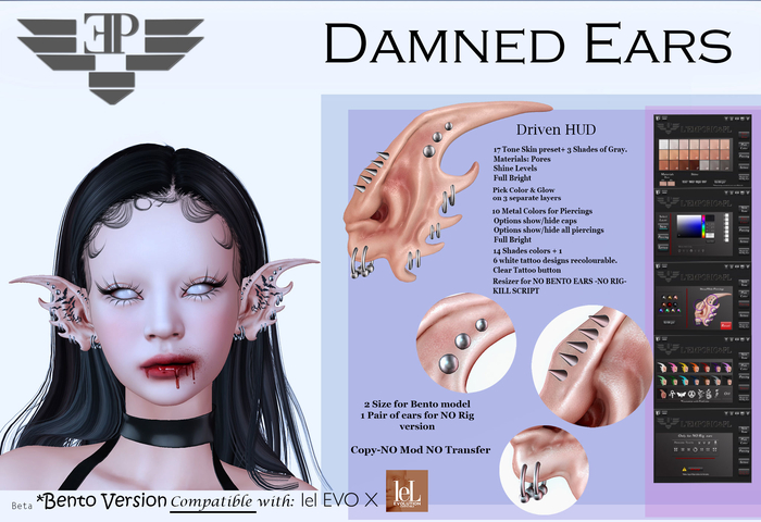 L'Emporio&PL::*Damned Ears*:: Ears  BENTO  V1.0