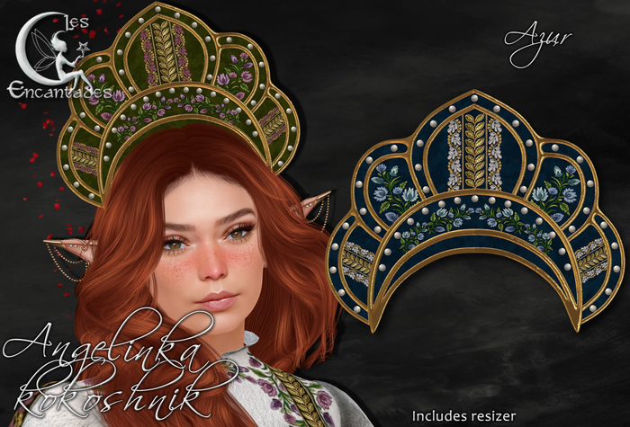 *LE* Angelinka Kokoshnik Azur