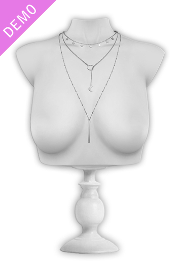 erratic / layered necklace / DEMO