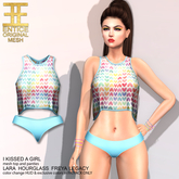 Entice - I Kissed a Girl Top & Panties - Hearts