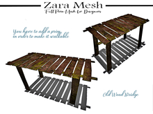 Zara Mesh - Landscape - Old Wood Bridge - FULL PERM MESH