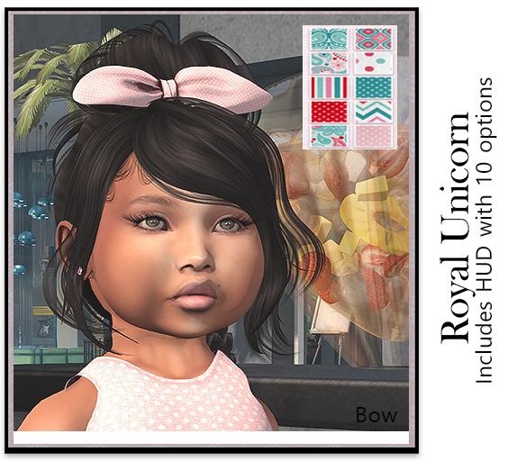!! RU !! Paisley Hair Bow