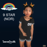 ((RBS)) 9 STAR (NOR) T-shirt&short {TWEENEEDOO}  