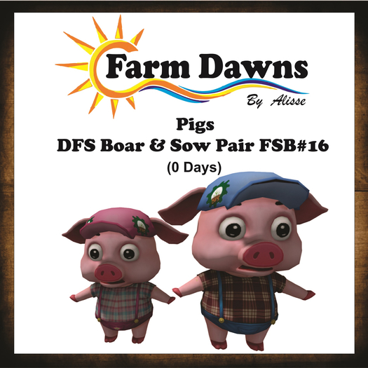 DFS Boar & Sow Pair FSB#16