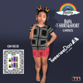 ((RBS)) BanA - T-shirt&short  {TWEENEEDOO}