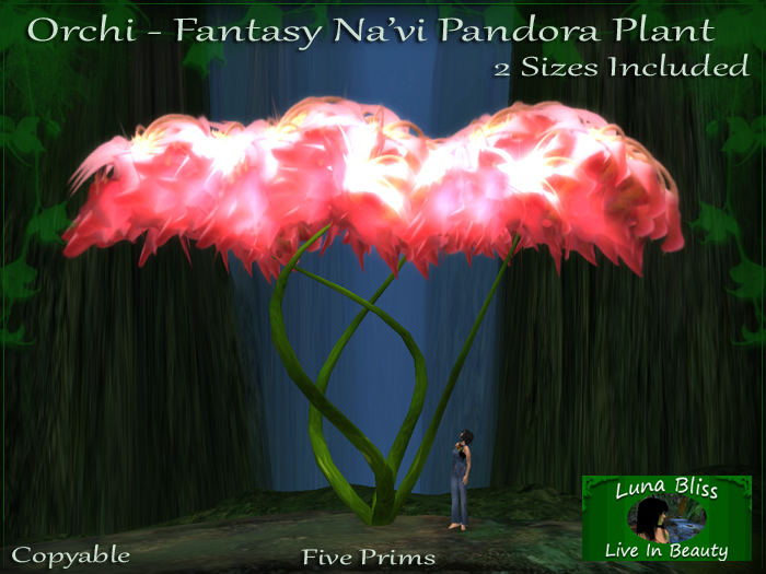 Orchi - Fantasy Na'vi Pandora Plant - Copyable