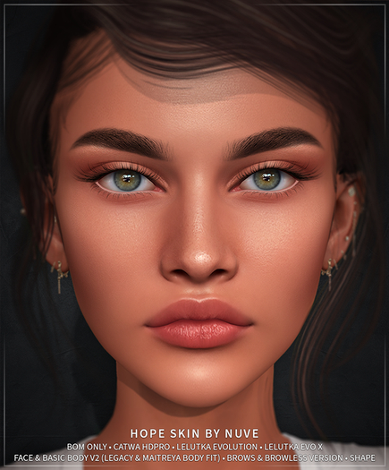 Nuve. Hope skin Rosy - Lelutka Evolution