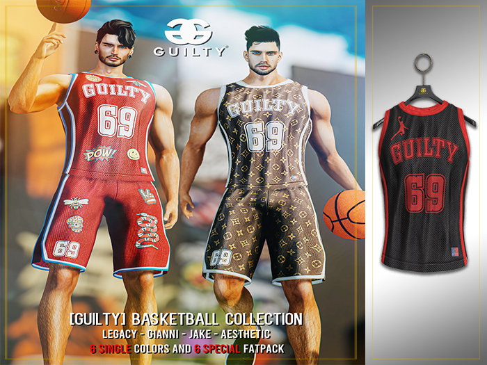 GUILTY 059 Basketball TankTop Black