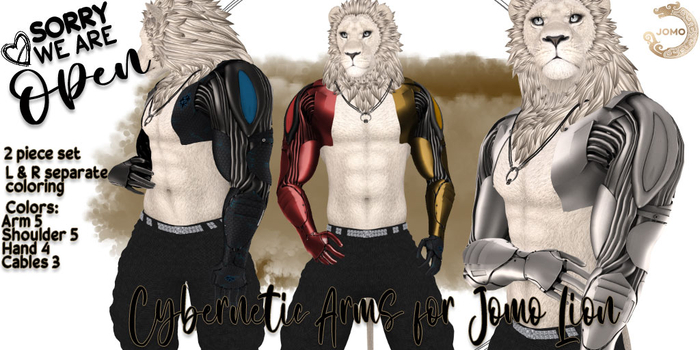 SWO Cybernetic Arms for Jomo Male Lion