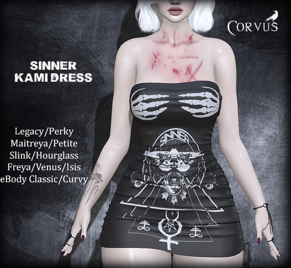 Corvus : Sinner Kami Dress