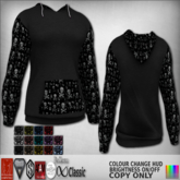 *DCDM* Hoodie: Skulls B (Add)