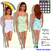 E&E Itsuko Dress Stormy Calm