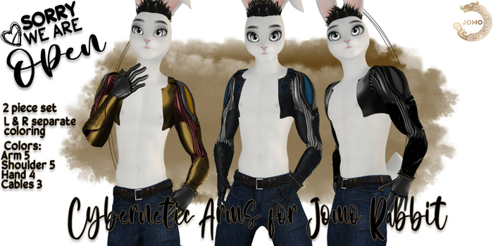 SWO Cybernetic Arms for Jomo Male Rabbit
