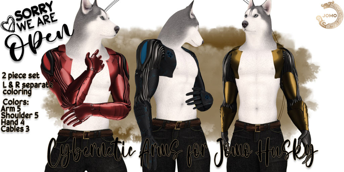 SWO Cybernetic Arms for Jomo Male Husky
