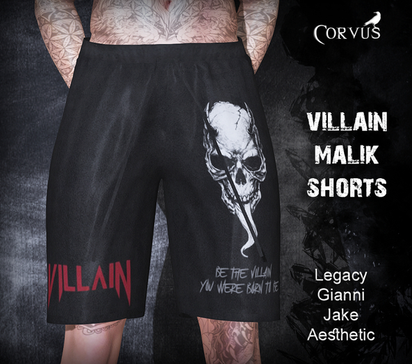 Corvus : Villain Malik Shorts
