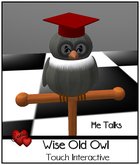 *CUPIDS*Grey Wise Owl Scripted