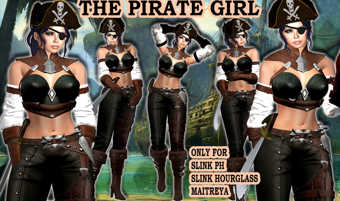 THE PIRATE GIRL ( FULL OUTFIT)