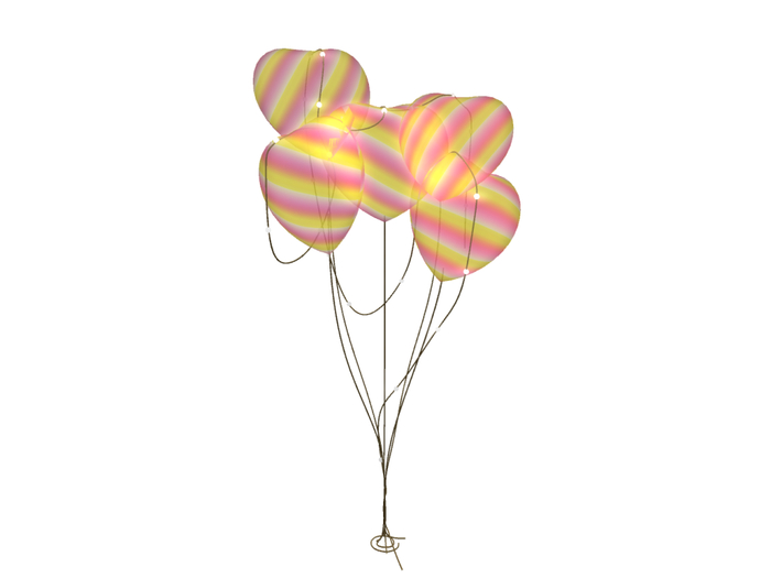 Balloon peach gestreift
