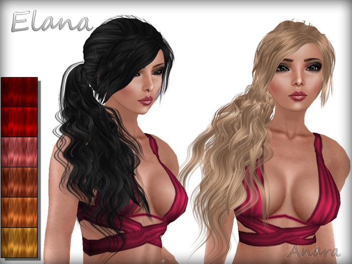 [Anara Hair] - Elana - Oranges & Reds Pack