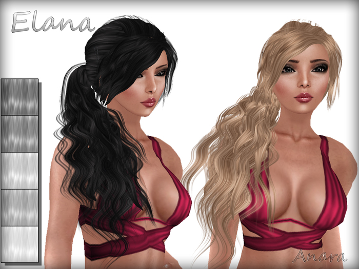 [Anara Hair] - Elana - Whites Pack
