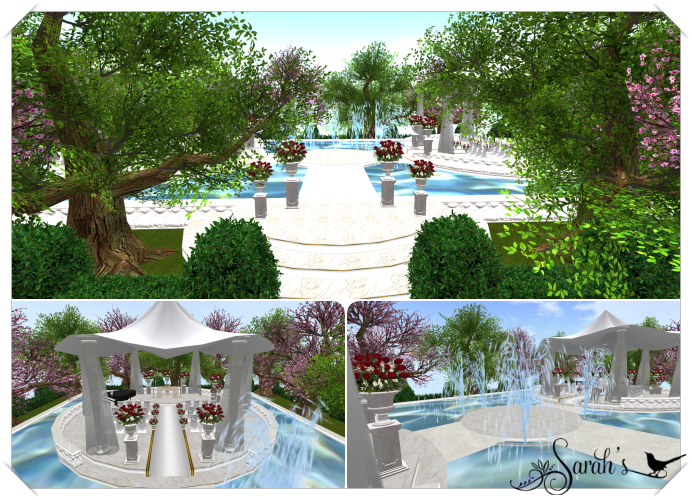 Second Life Marketplace Sarah`s "Romantic Wedding Location Maria White"