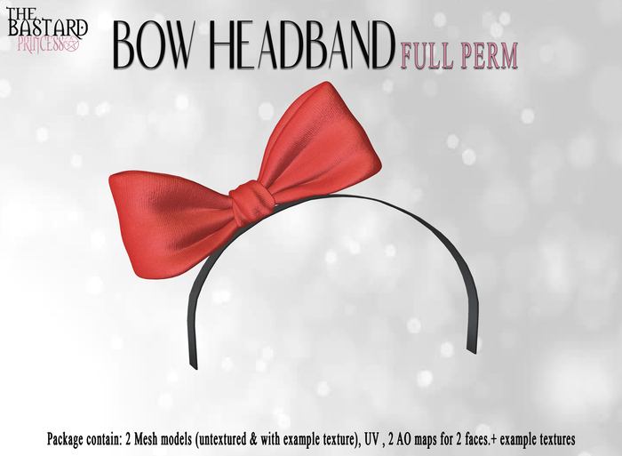 The Bastard Princess - Bow Headband FP