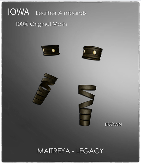[JANGKA] IOWA Armbands BROWN