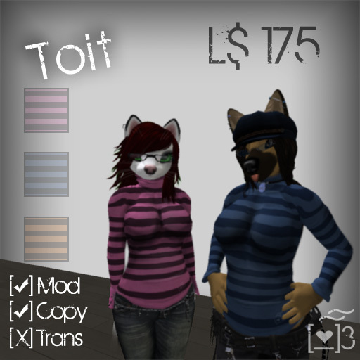 ..::Toit - Striped::.. 3 pack (pink/blue/orange)