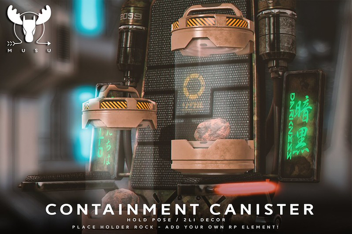 -MUSU- Containment Canister Blue