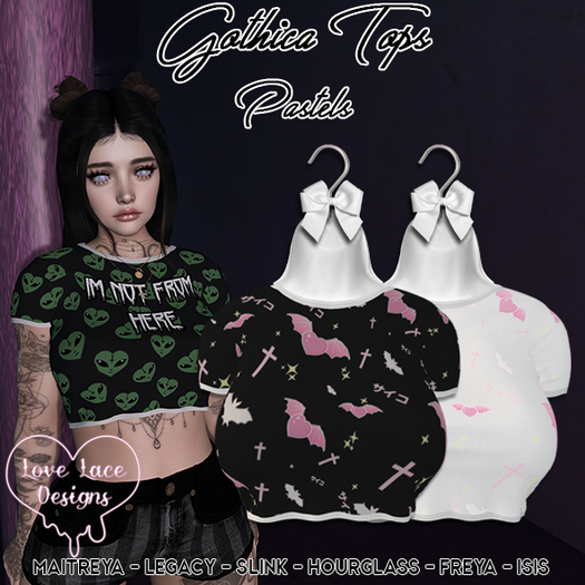 ::LL:: Gothica Top // Pastels