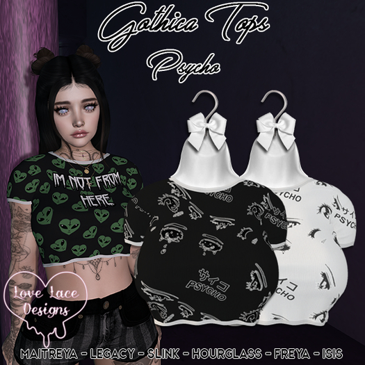 ::LL:: Gothica Top // Psycho