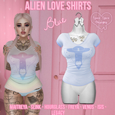 ::LL:: Alien Love Shirt // Blue