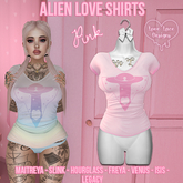 ::LL:: Alien Love Shirt // Pink