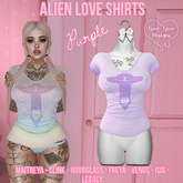 ::LL:: Alien Love Shirt // Purple