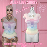 ::LL:: Alien Love Shirt // Rainbow