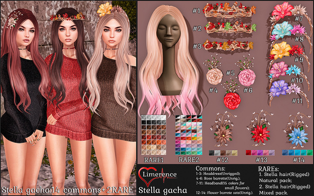 #16{Limerence} Stella hair-Mixed RARE