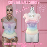 ::LL:: Crystal Ball Shirt // Rainbow