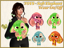 TOYS - Soft Elephant Wear On/Off (1 LI) (Full perm)